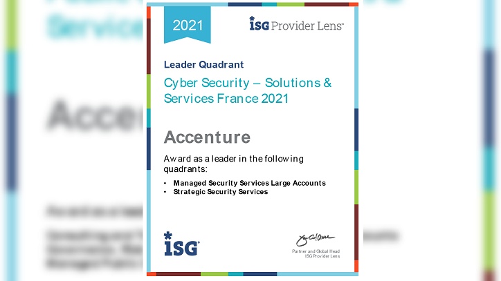 Leader Quadrant - Cyber Security – Solutions & Services France 2021